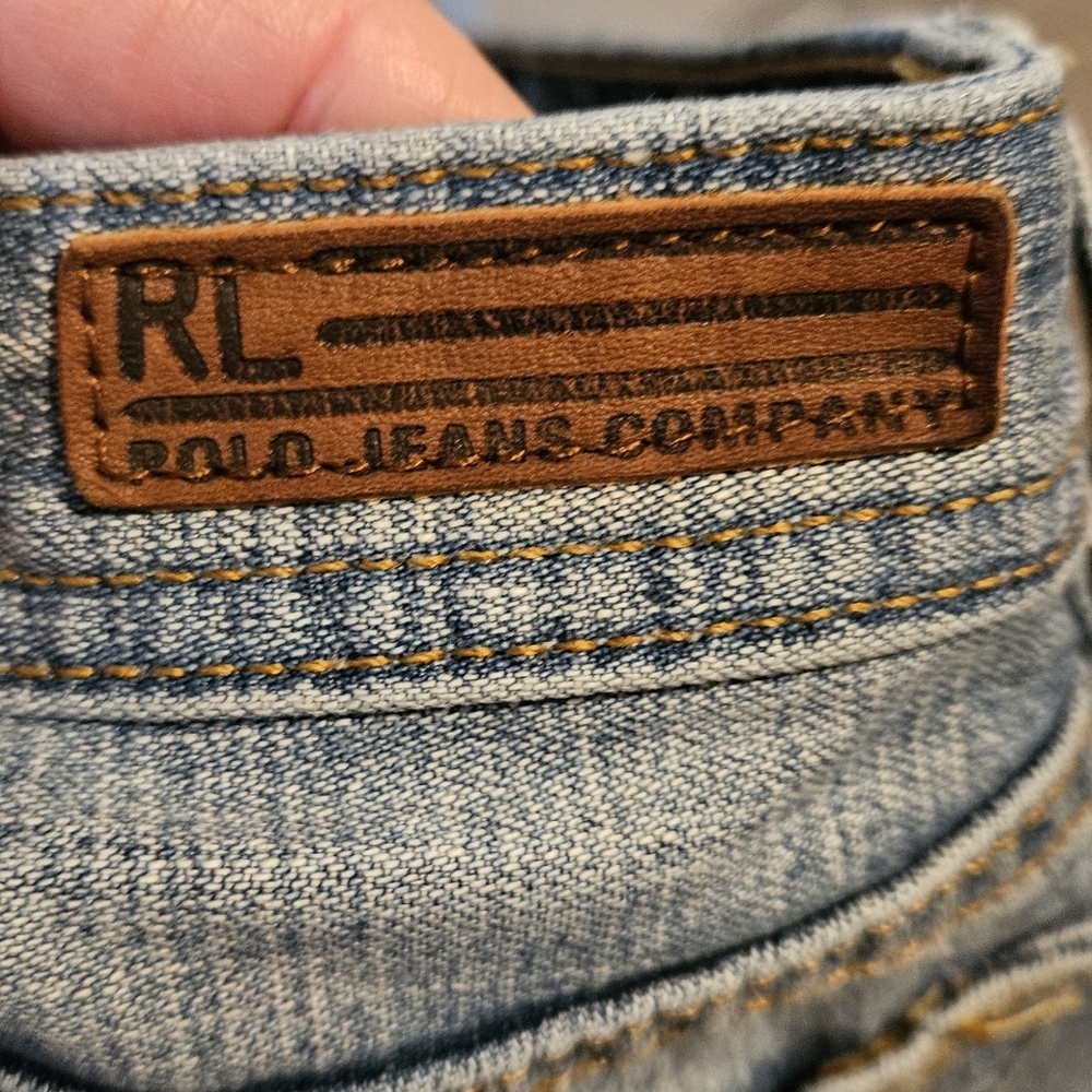 Ralph Lauren Women's Cropped Jeans in Light Blue - Picture 3 of 4
